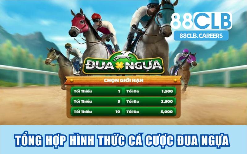Tổng hợp các hình thức cá cược đua ngựa 88CLB