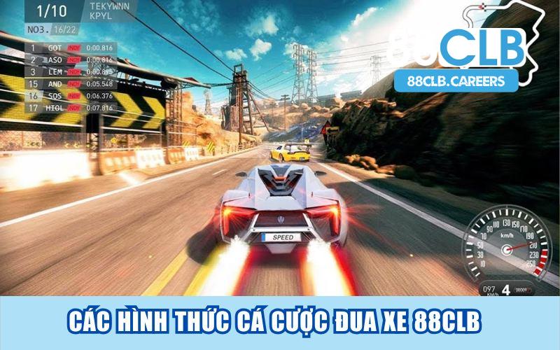 Các hình thức cá cược đua xe 88clb
